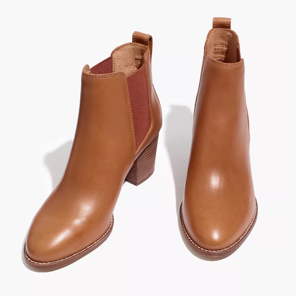 Madewell Regan Boot in English Saddle